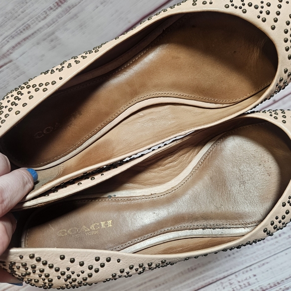 Coach studded pointed flats - Picture 10 of 15